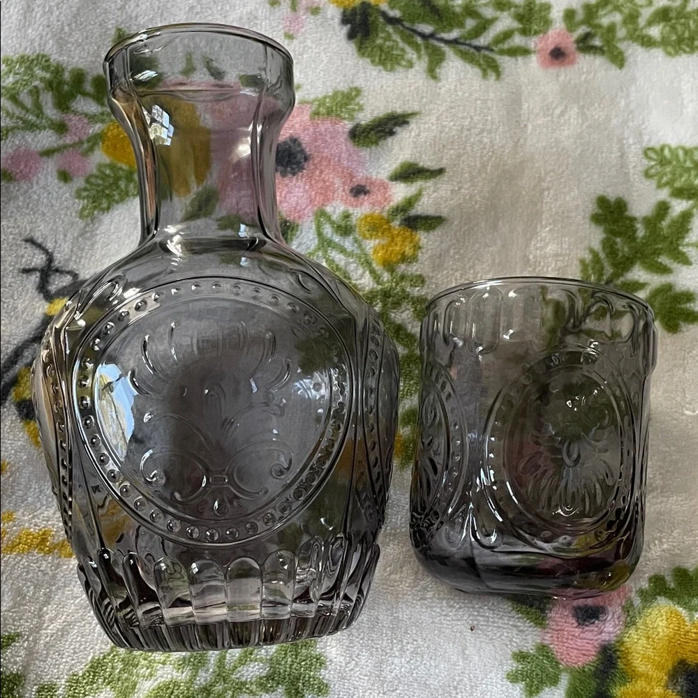 Elegant Glass Decanter and Tumbler Set